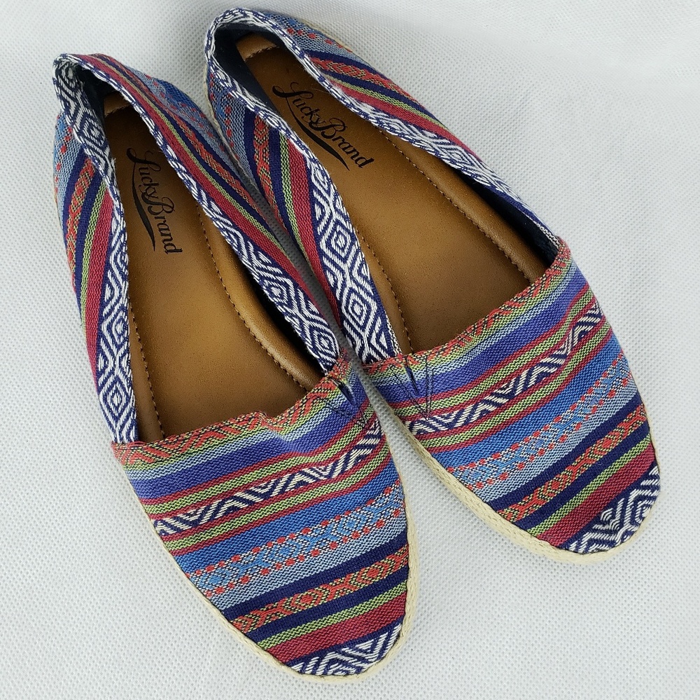 *Sold*LUCKY BRAND | Southwestern Print Espadrilles